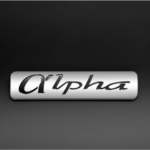 Black Alpha Emblem (Kuro Only)